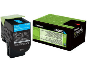 Lexmark 802SC Toner in Farbe cyan