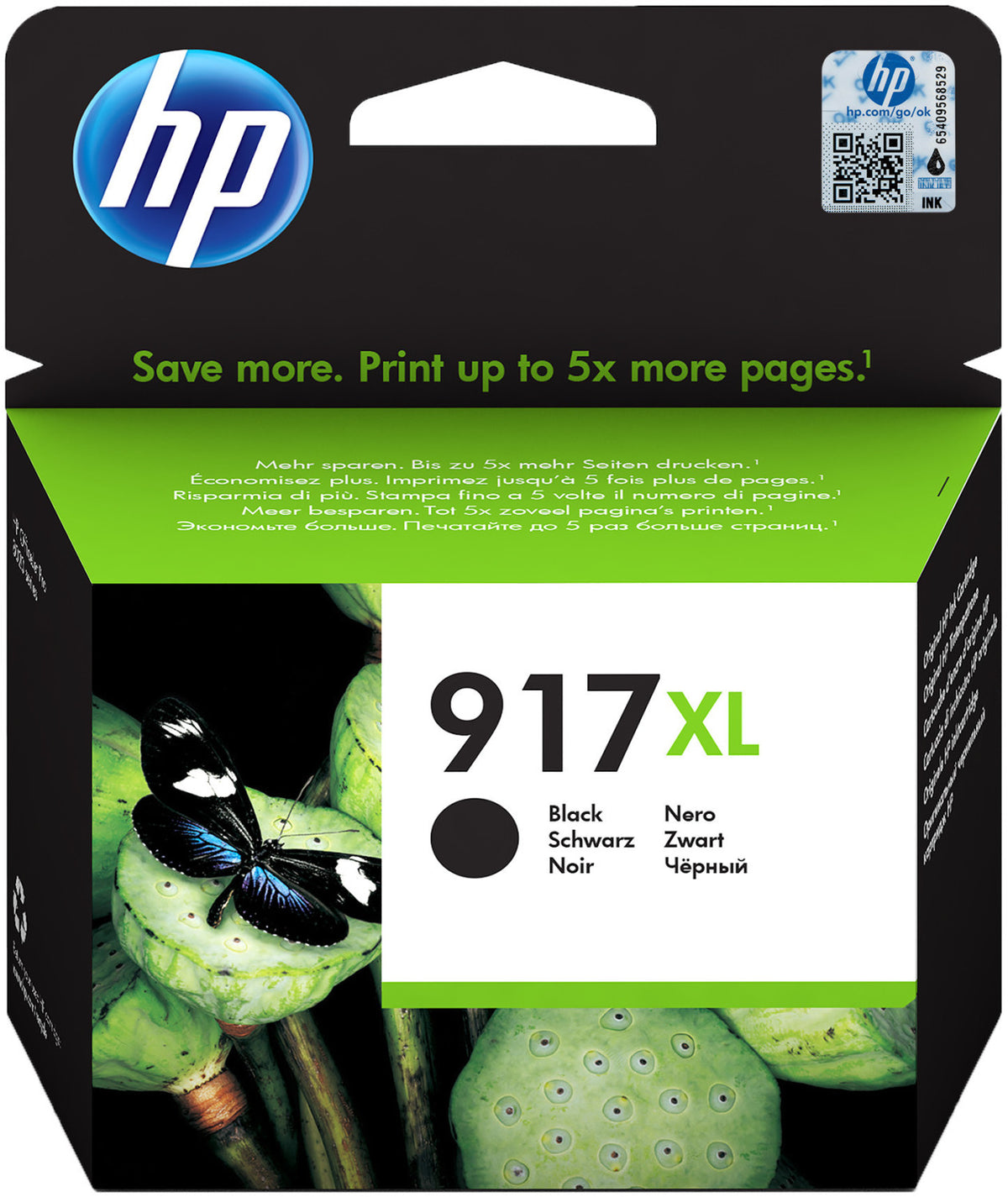 HP Tintenpatrone in Farbe black