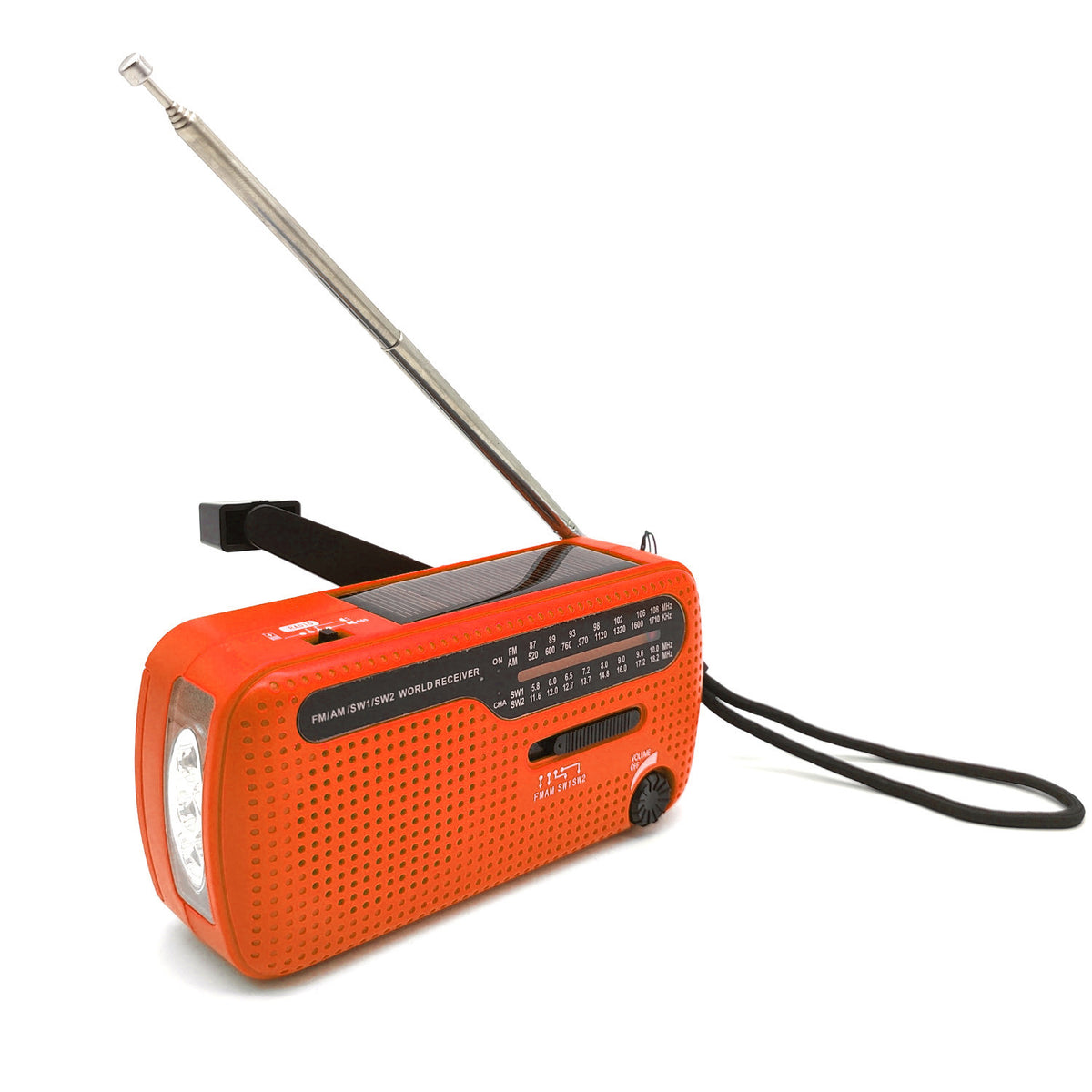 Fit4blackout Solarradio orange