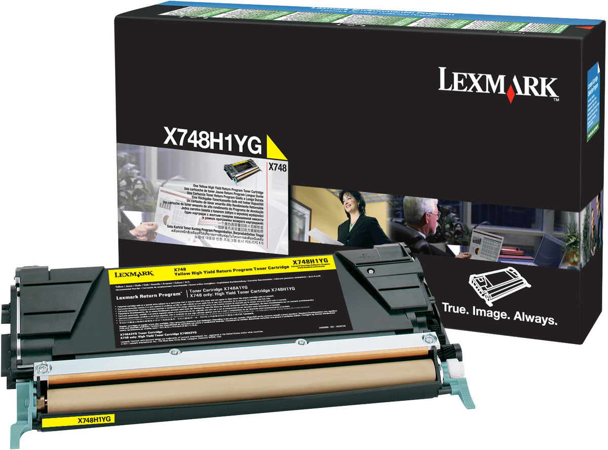 Lexmark Toner in Farbe yellow