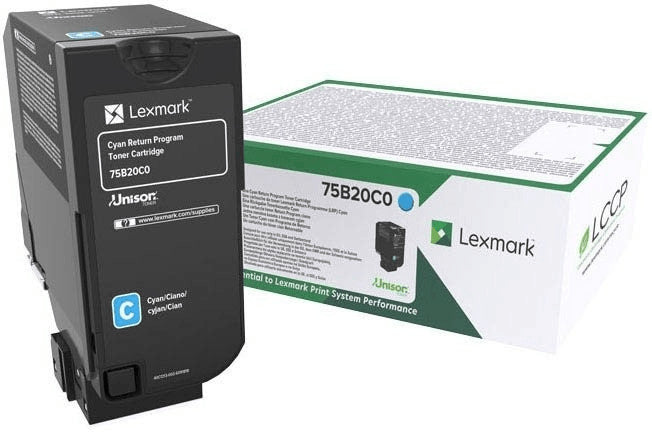 Lexmark Toner in Farbe cyan