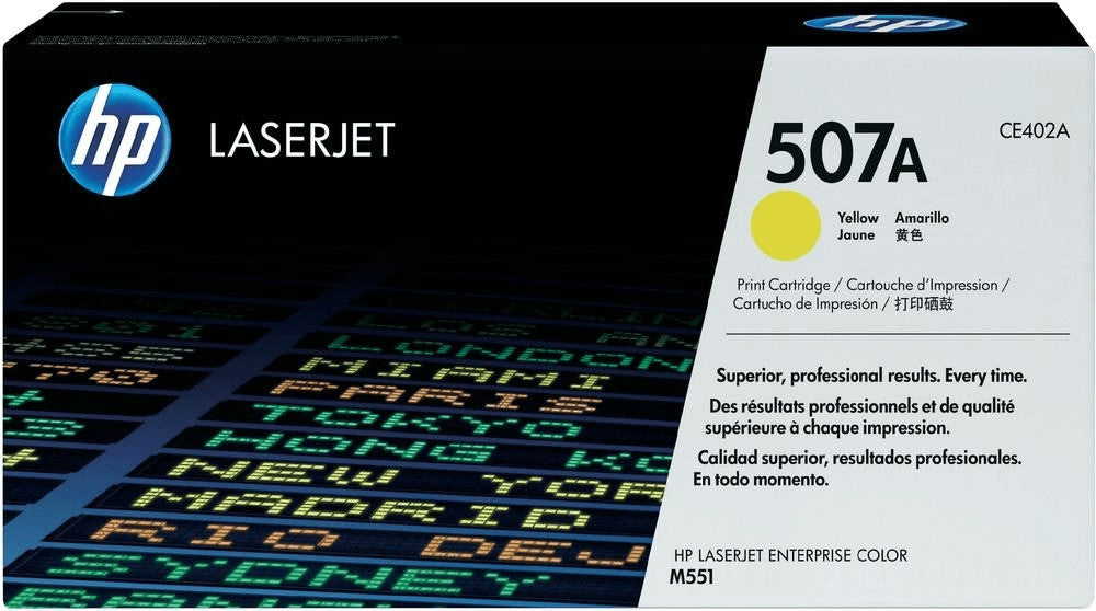 HP 507A Toner in Farbe yellow