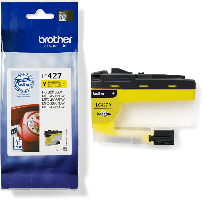 Brother LC-427Y Tintenpatrone in Farbe yellow
