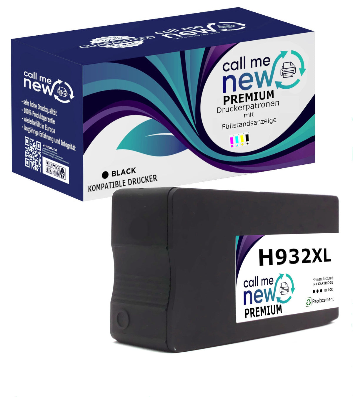 HP 932XL Tintenpatrone in Farbe black