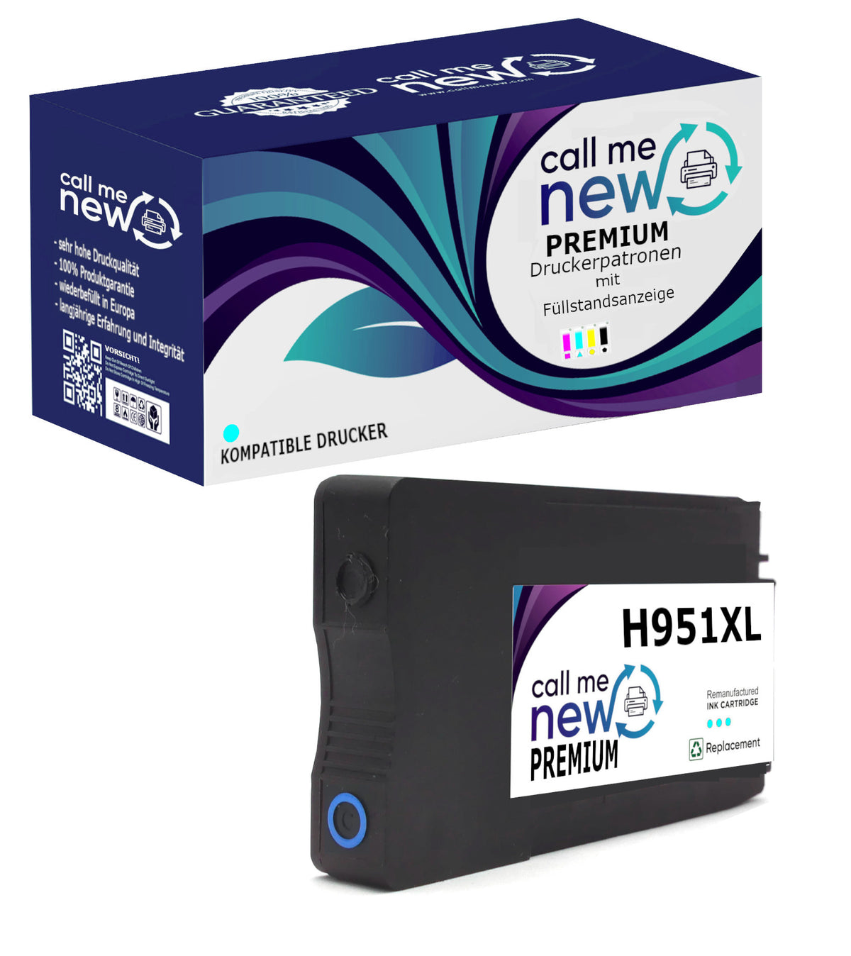 HP 951XL Tintenpatrone in Farbe cyan