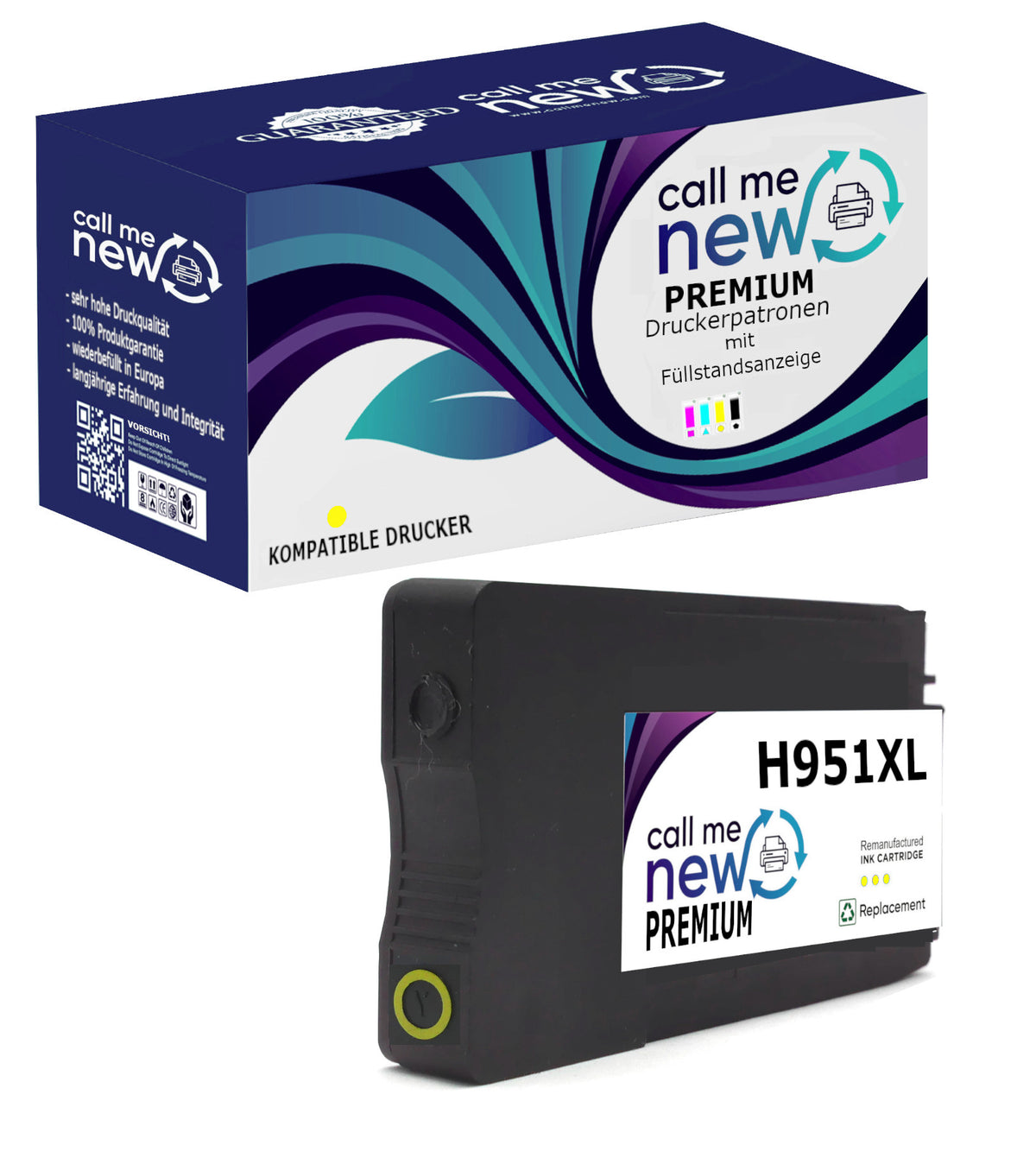 HP 951XL Tintenpatrone in Farbe yellow