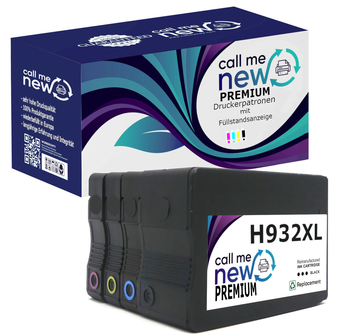 HP 932/933XL Tintenpatrone in Farbe black-tri-color