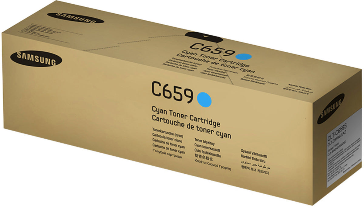 Samsung CLT-C659S Toner in Farbe cyan