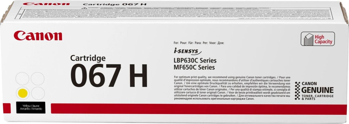 Canon 067HY Toner in Farbe yellow