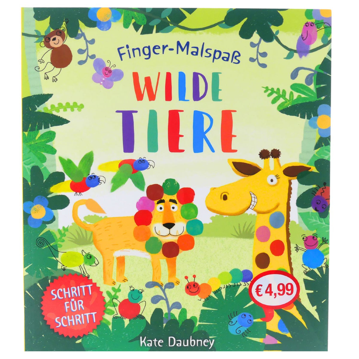 Buch Wilde Tiere Finger-Malspaß