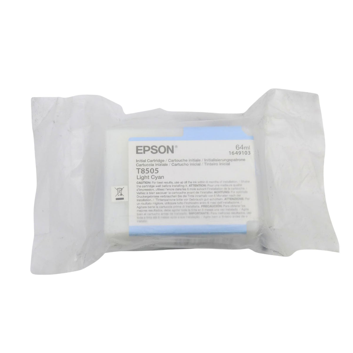 EPSON T8505 Tintenpatrone in Farbe cyan