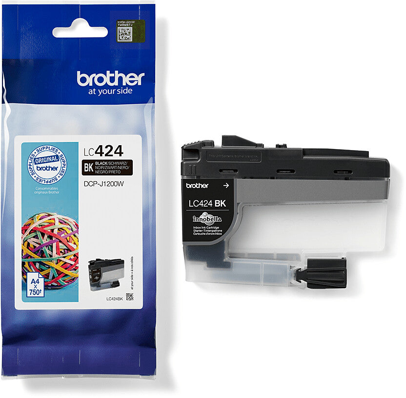 Brother LC-424 Tintenpatrone in Farbe black