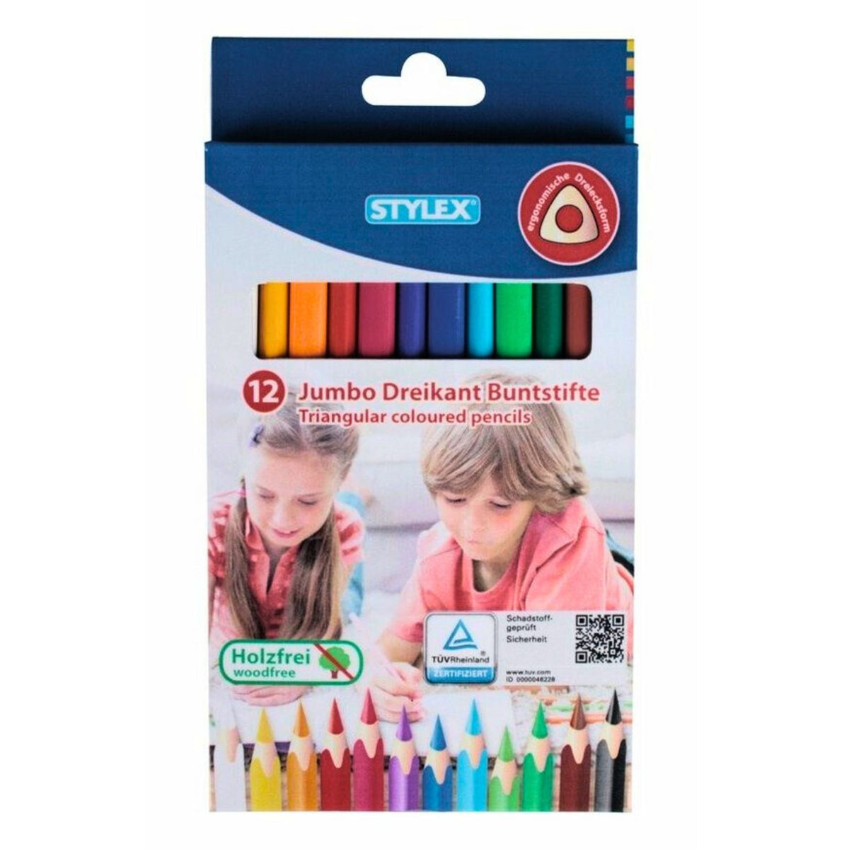 Stylex Dreikant Buntstifte 12 Stück