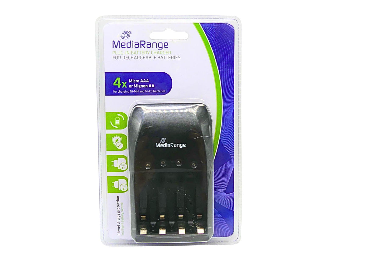 MediaRange Batterienladegerät MRBAT191