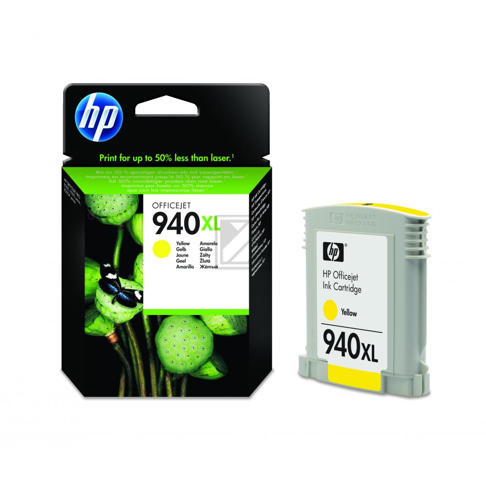HP C4909A Tintenpatrone in Farbe yellow