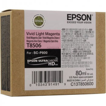 Epson T8506 Tintenpatrone in Farbe magenta