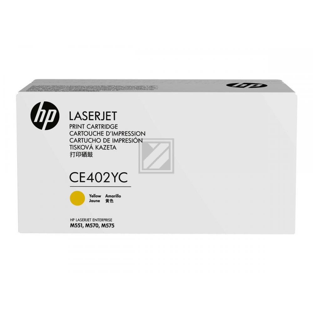HP 507YC Toner in Farbe yellow