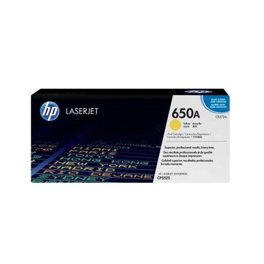 HP 650A Toner in Farbe yellow