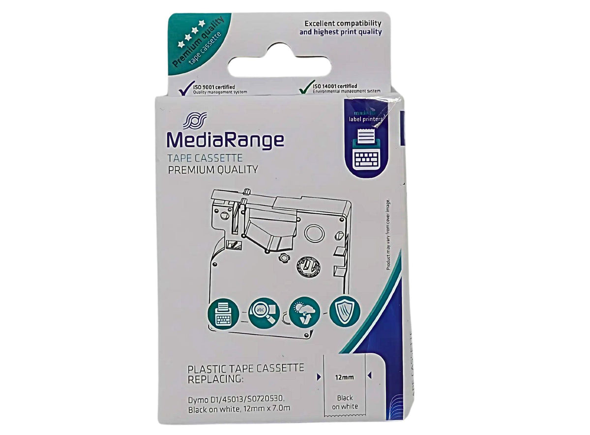 MediaRange KunststoffSchriftbandkassette