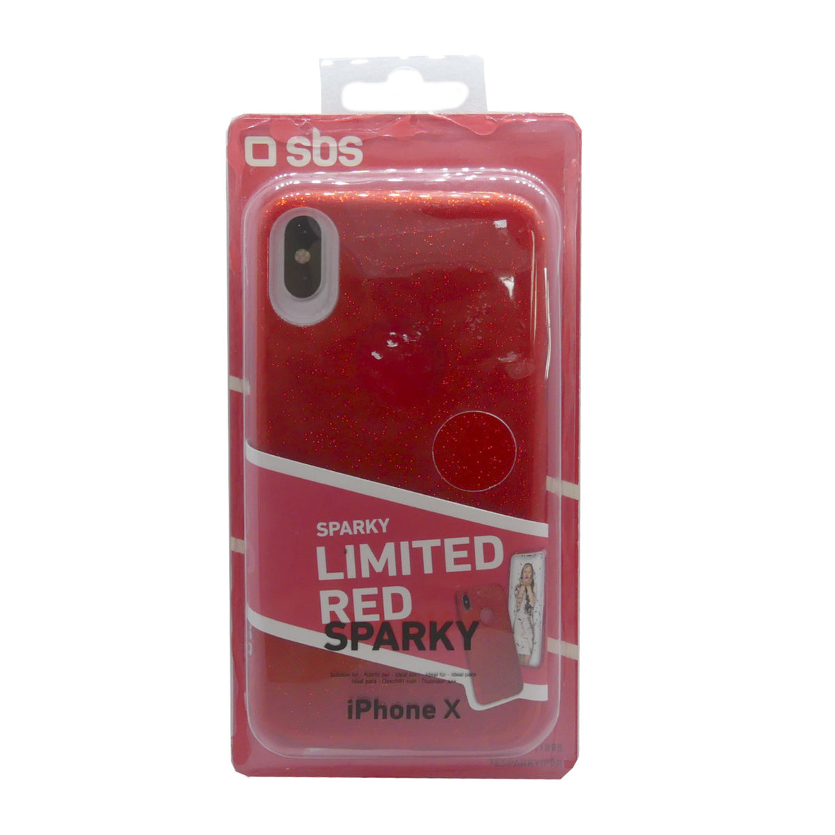 SBS Cover Sparky glitter Iphone X 41895