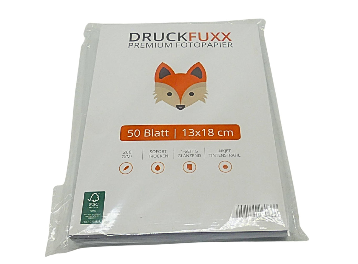DRUCKFUXX Fotopapier 13x18 260g/m2