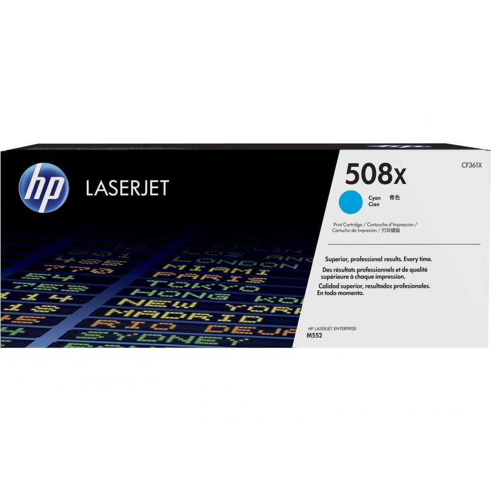 HP 508XH Toner in Farbe cyan