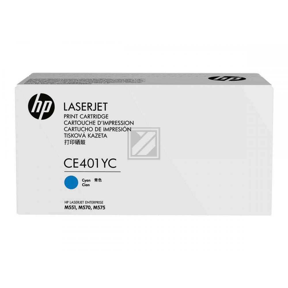 HP 507YH Toner in Farbe cyan