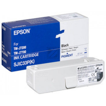 Epson SJIC33PK Tintenpatrone in Farbe black
