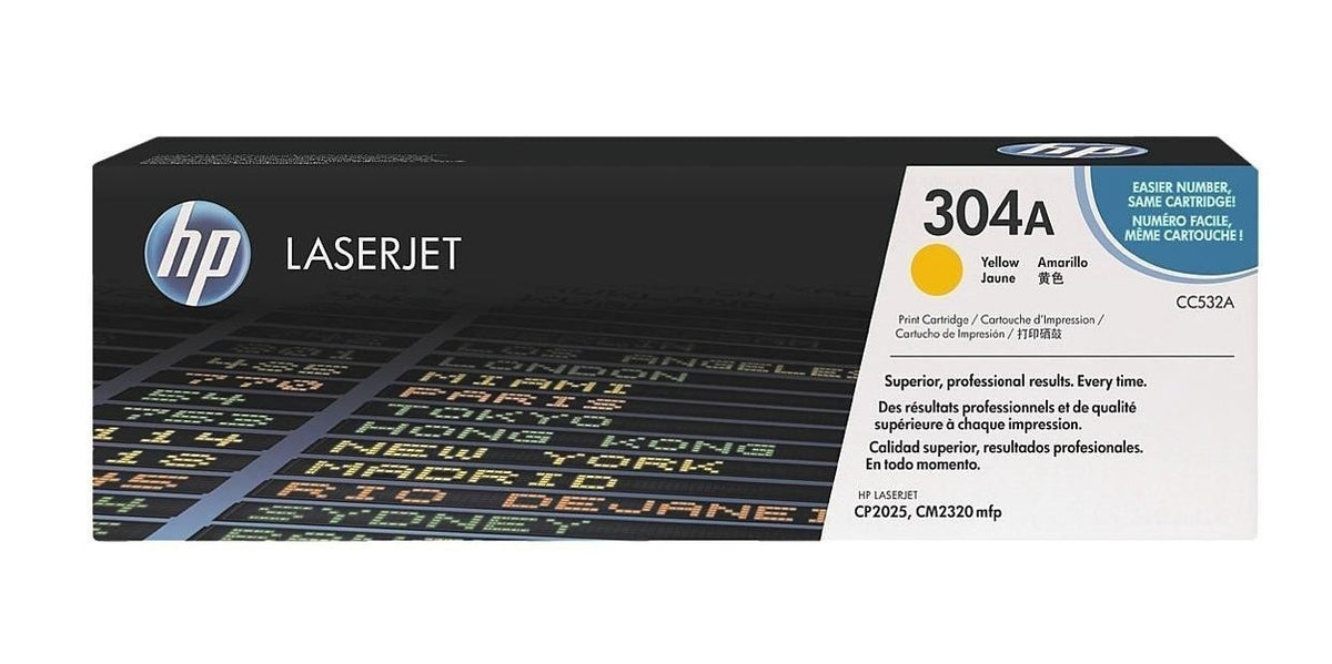 HP 304A Toner in Farbe yellow