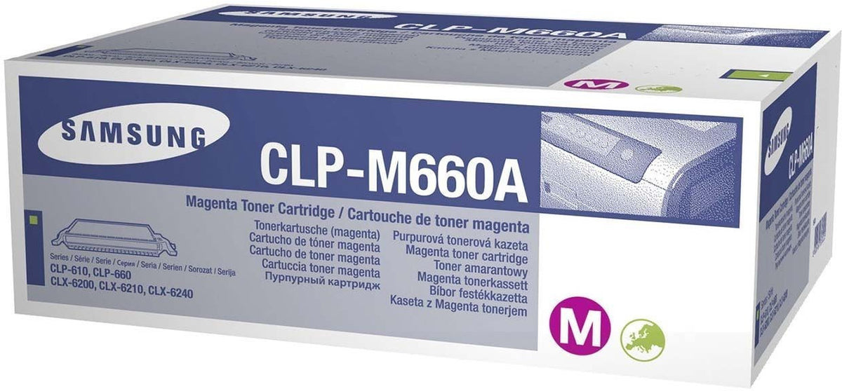 Samsung CLP-M660A Toner in Farbe magenta