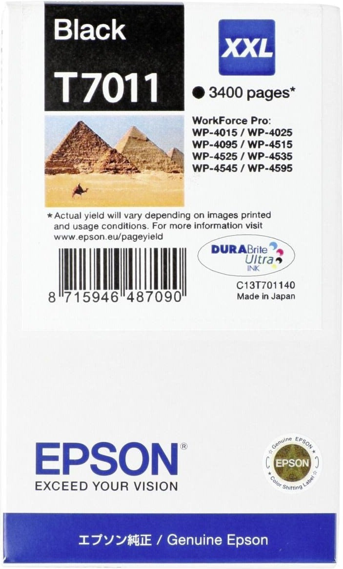 Epson T7011 Tintenpatrone in Farbe black