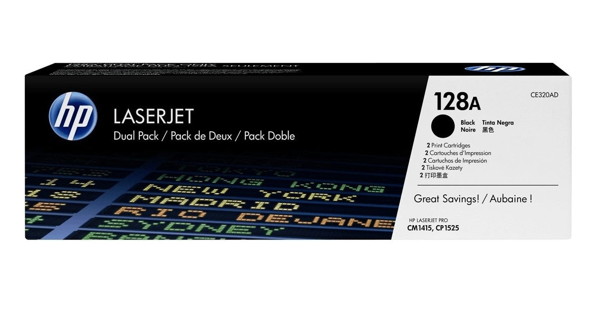 HP 128AD Toner in Farbe black