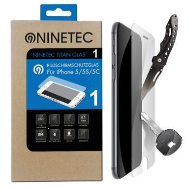 NINETEC Titanglas Schutzfolie für iPhone