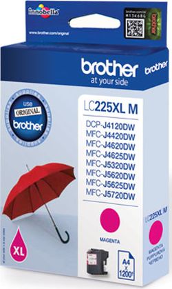 Brother LC-225XL Tintenpatrone in Farbe magenta