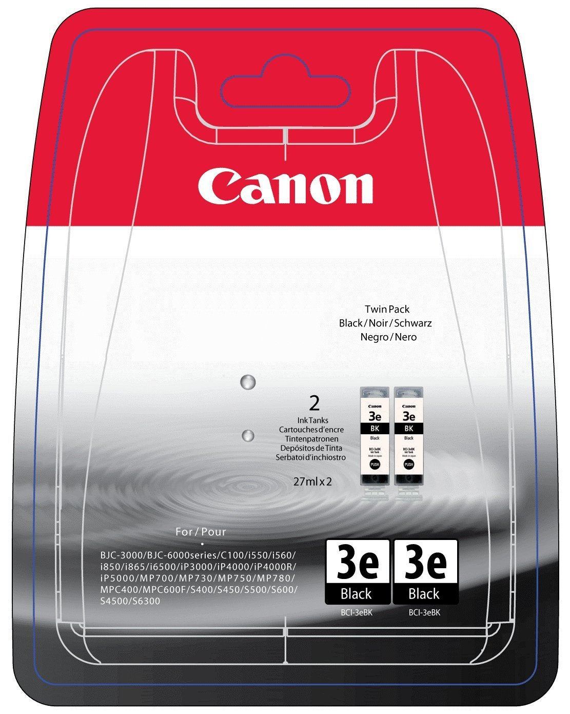 Canon BCI-3e Tintenpatrone in Farbe black