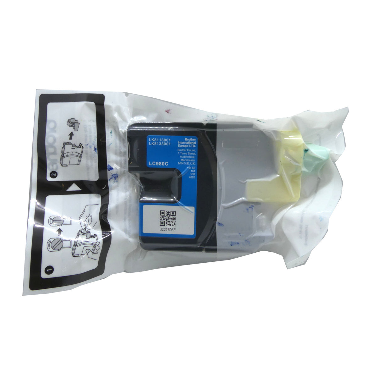 Brother LC-980C Tintenpatrone in Farbe cyan