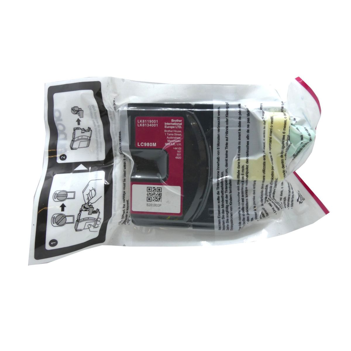 Brother LC-980M Tintenpatrone in Farbe magenta