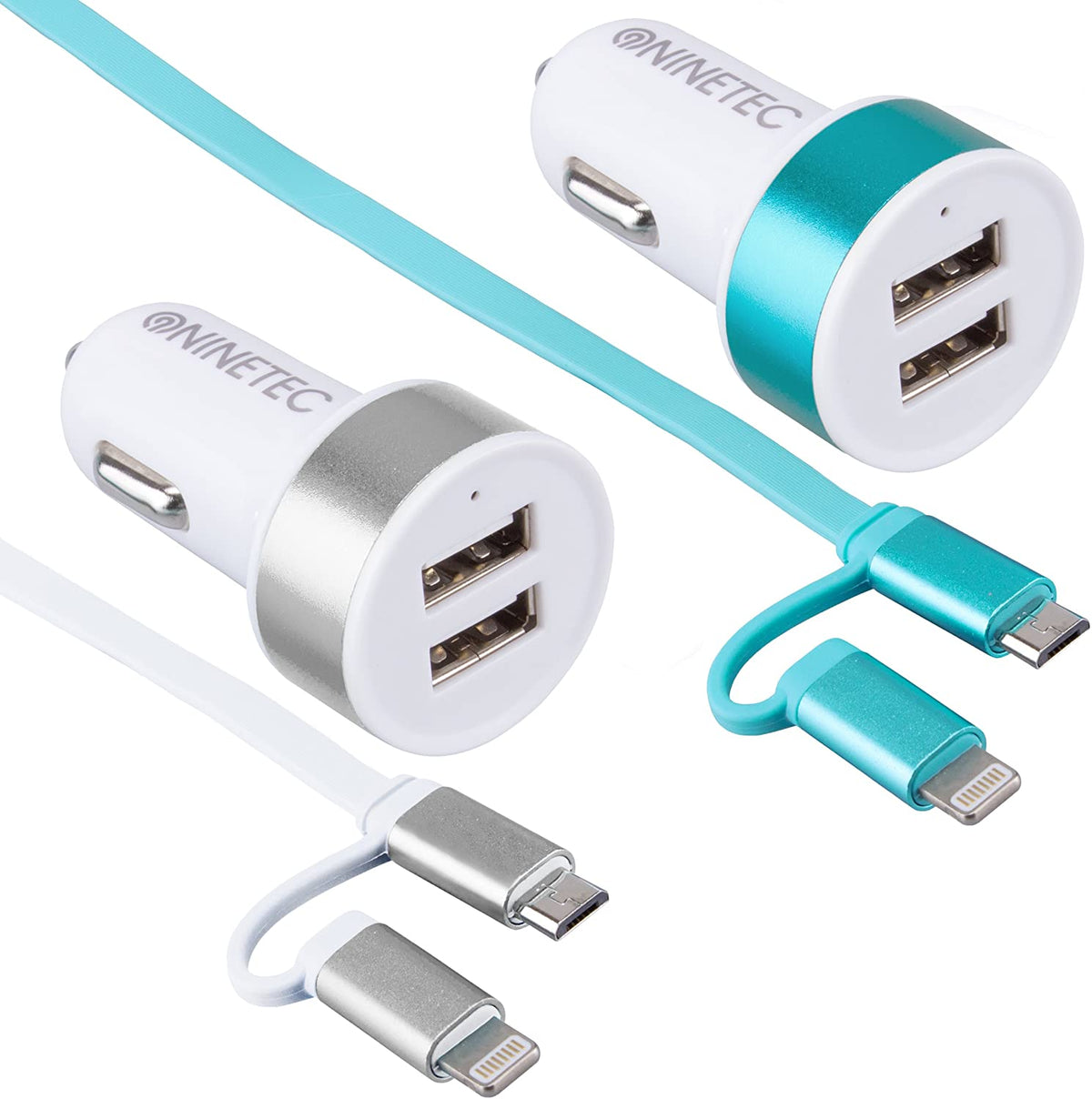NINETEC 2 Port Ladegerät Smart IQ