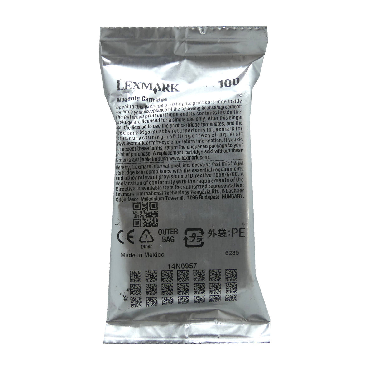 Lexmark  Tintenpatrone in Farbe magenta