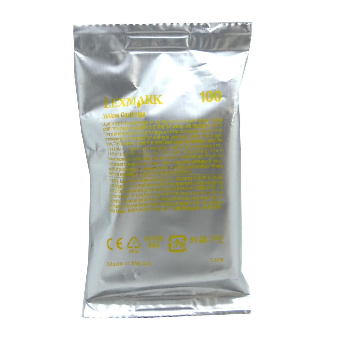 Lexmark  Tintenpatrone in Farbe yellow