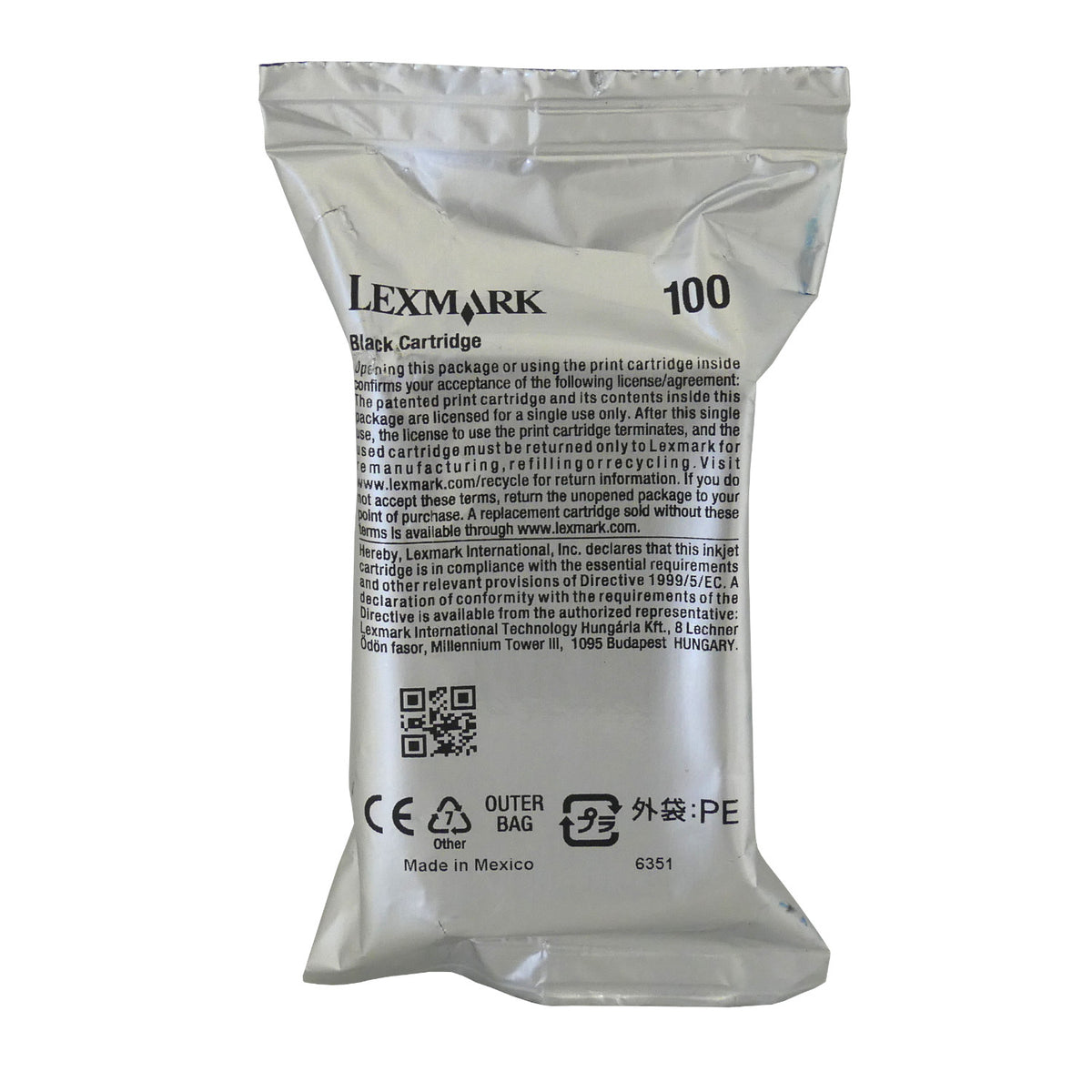 Lexmark  Tintenpatrone in Farbe black