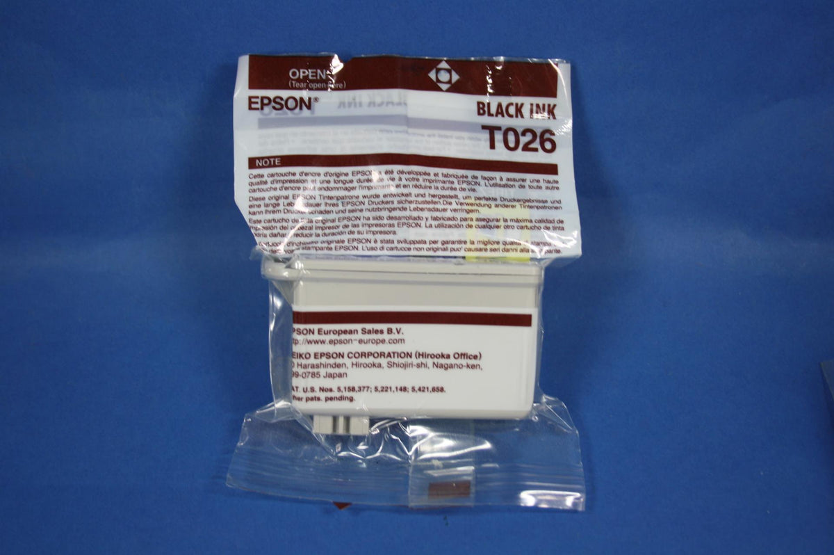 Epson T026 Tintenpatrone in Farbe black
