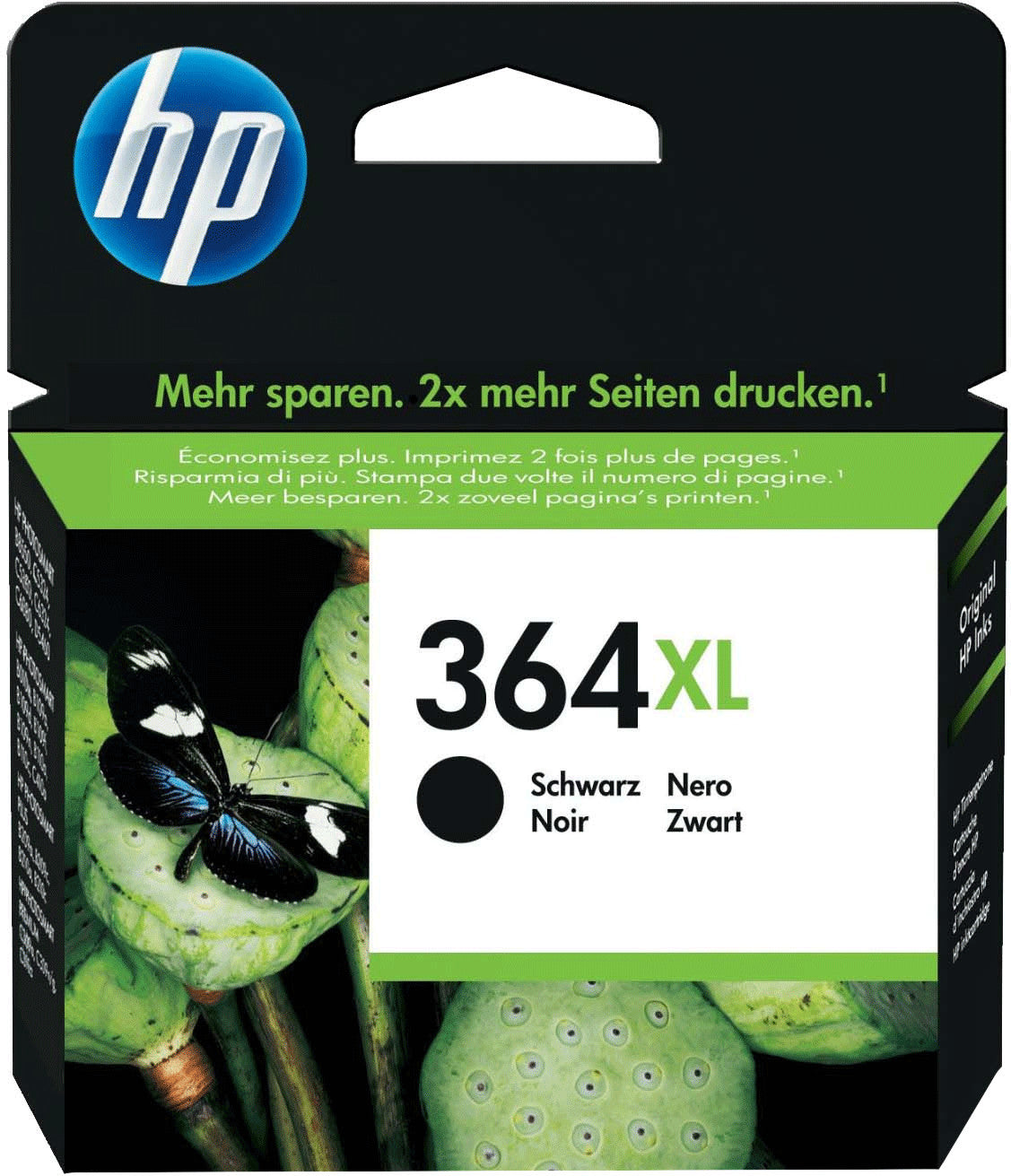 HP  Tintenpatrone in Farbe black