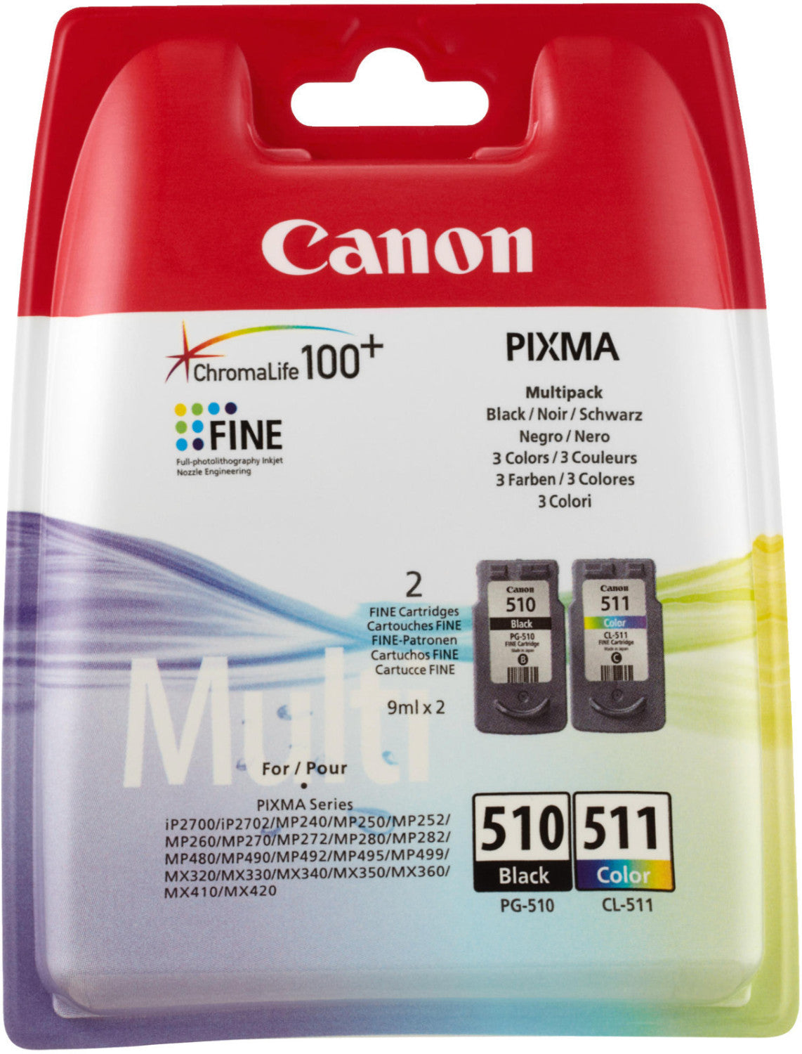 Canon  Tintenpatrone in Farbe black-tri-color