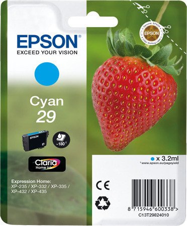 Epson 29 Tintenpatrone in Farbe cyan