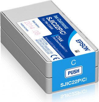 Epson SJIC22PC Tintenpatrone in Farbe cyan