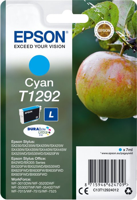 Epson  Tintenpatrone in Farbe cyan