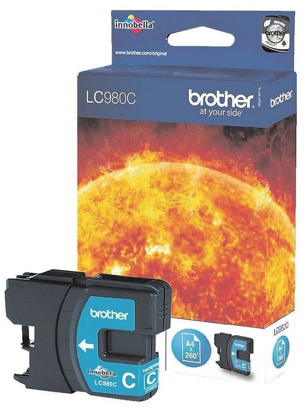 Brother LC-980C Tintenpatrone in Farbe cyan