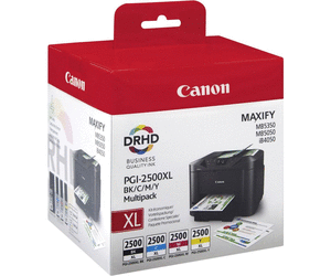 Canon PGI-2500XLBK, PGI-2500XLC, PGI-2500XLM, PGI-2500XLY Tintenpatrone in Farbe black-tri-color