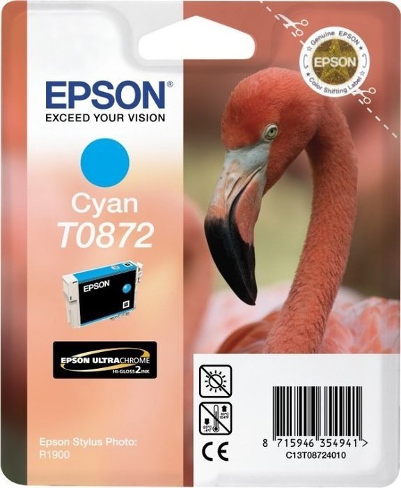 Epson T0872 Tintenpatrone in Farbe cyan